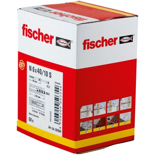 Fischer kołek wbijany N 6×40 50 szt 50354