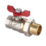 Zawór Kulowy W/Z 3/4" z półśrubunkiem i motylkie Calido-S30