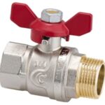 Zawór kulowy W/Z 3/4" z motylkiem Calido-S30