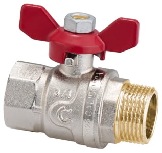 Zawór kulowy W/Z 3/4" z motylkiem Calido-S30