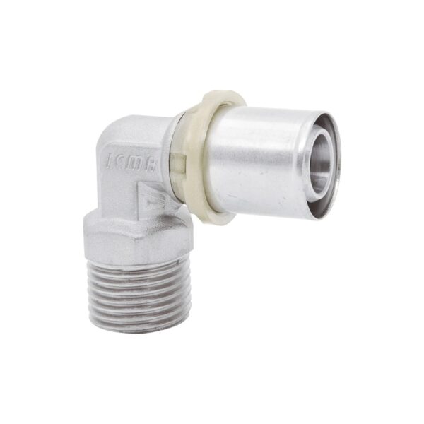 Kształtka zaprasowana kolano wkrętne 16×1/2″GZ Duro System