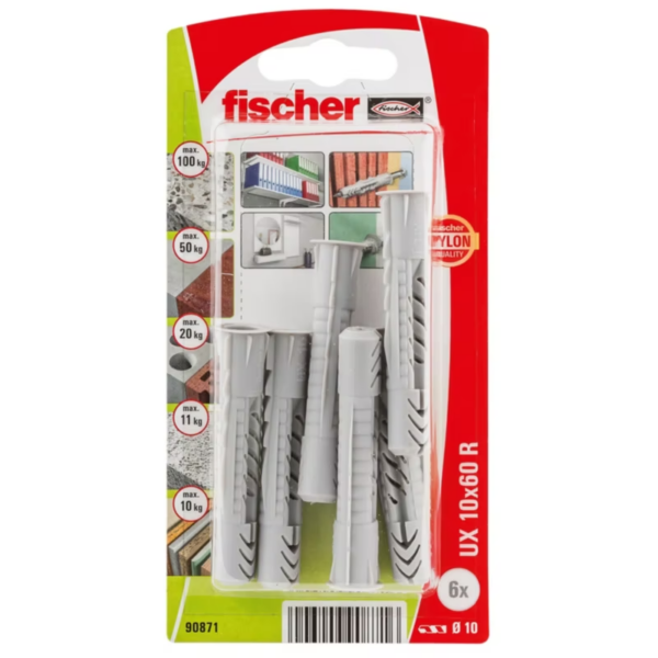 Kołek Fischer UX 10x60R  6szt 90871