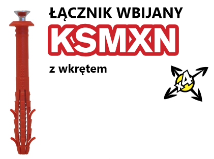 ASF Kołek wbijany KSMXN  6×60/S/T 200 szt/opk
