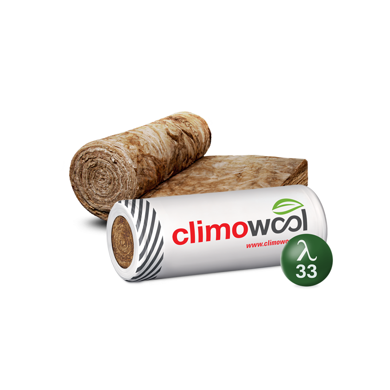 Wełna szklana Climowool DF 33 0,033  5cm 10,44m2