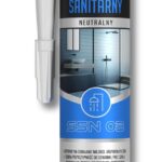 Silikon sanitarny neutralny biały 280 ml Stalco S-64803