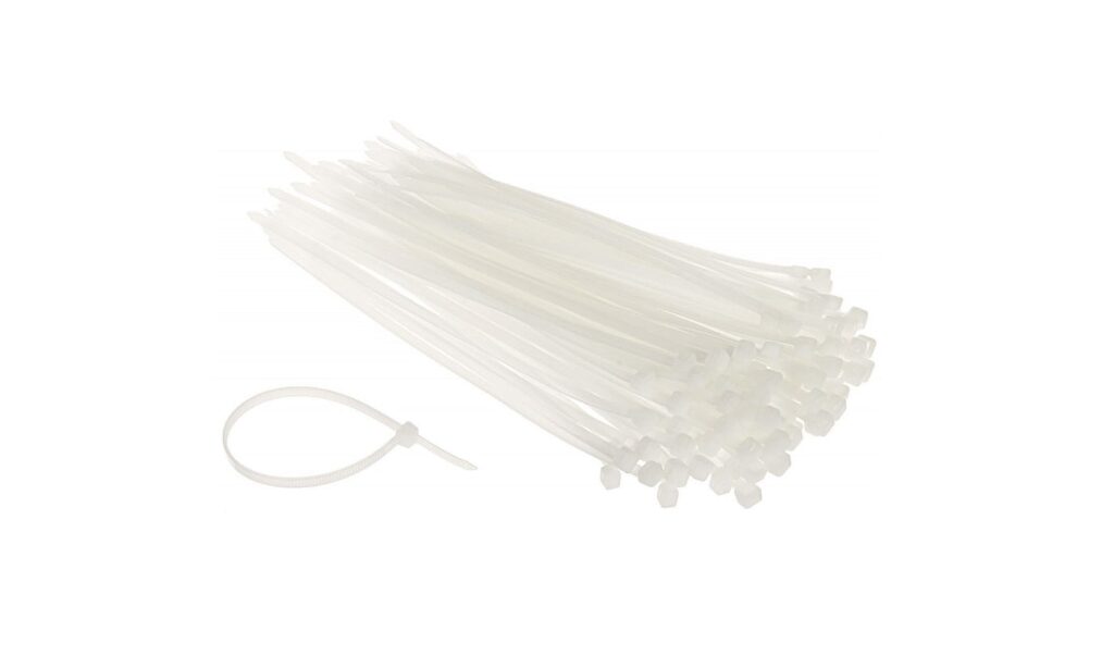 Opaski nylonowe białe 2,5x150 Stalco OPPB25150