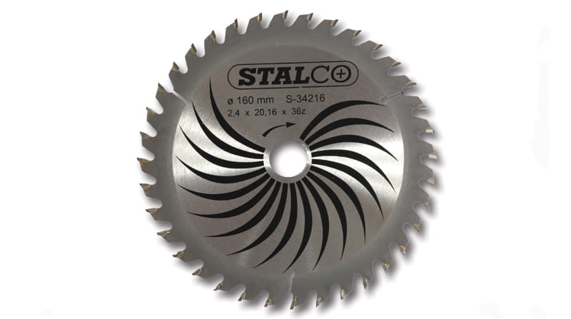 Piła tarczowa 160x2,4x20 do drewna Stalco S-34216