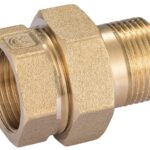 Śrubunek mosiężny prosty 3/4" Calido