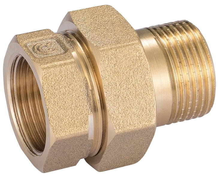 Śrubunek mosiężny prosty 3/4" Calido