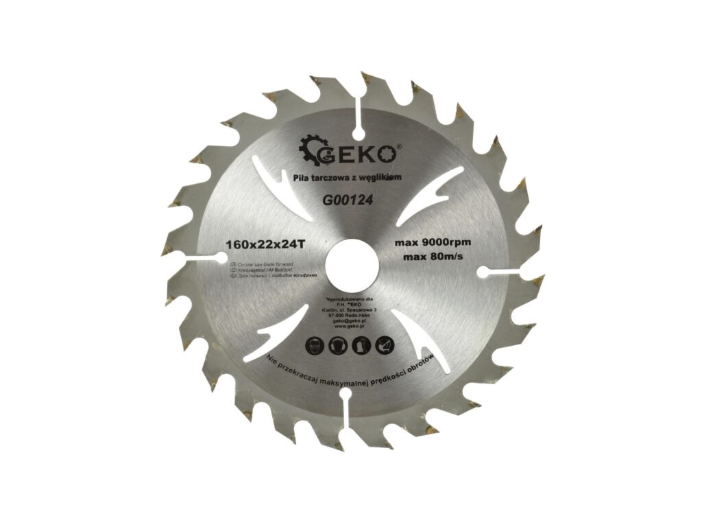 Geko Tarcza do drewna 160x22 Z24 G00124