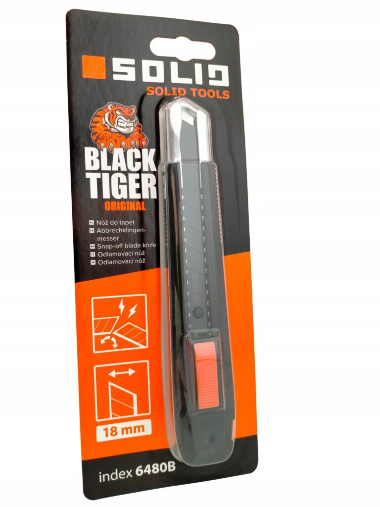 Solid Nóż Black Tiger 18mm 6480 B