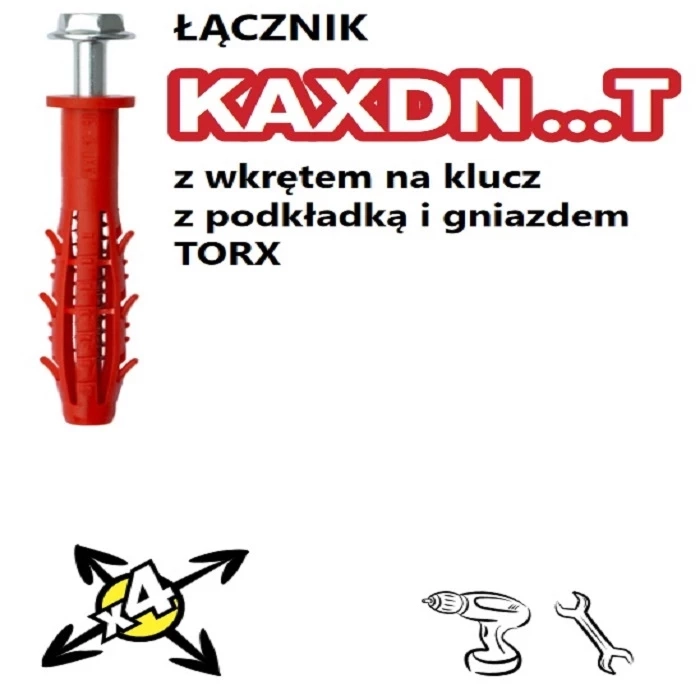 ASF Kołek wkręcany KAXDN 12x100 C/T/P/T 20 szt