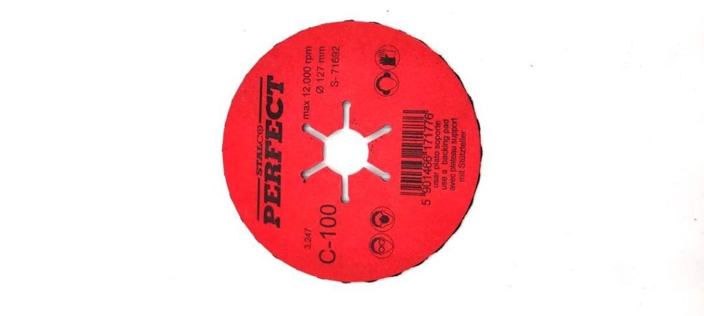 Tarcza szlifierska ceramiczna 127 mm G120 Stalco S-71693