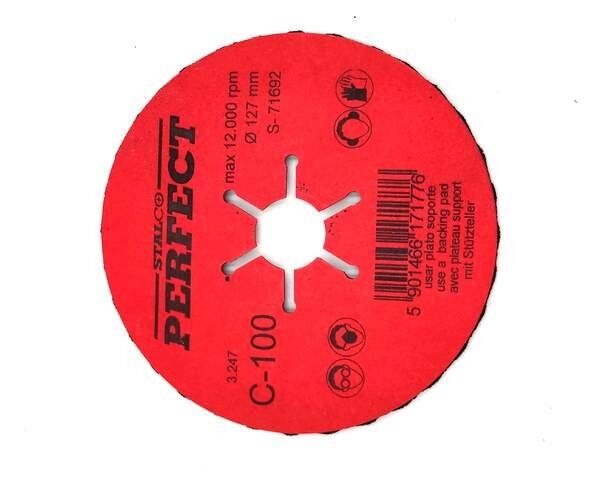 Tarcza szlifierska ceramiczna 127 mm G120 Stalco S-71693