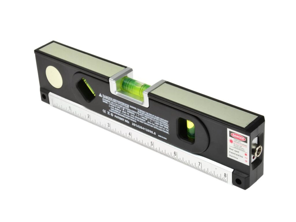 Poziomica laserowa podświetlana z miarą 1,5m G03311